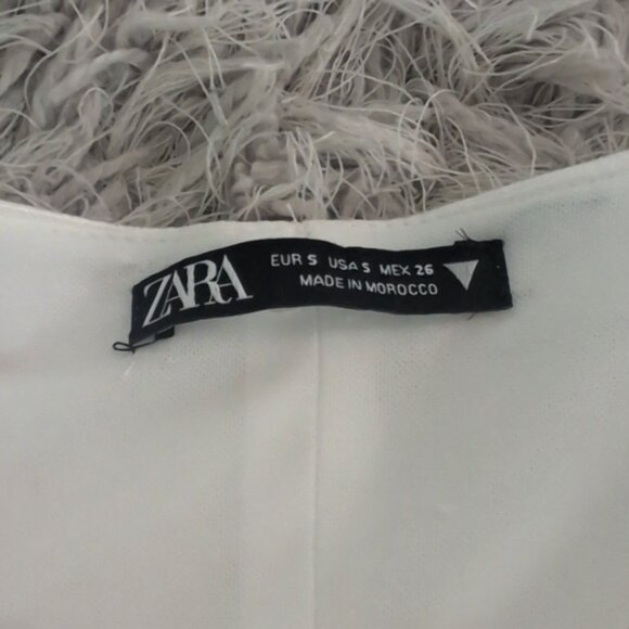 Zara White Satin Bustier Bodysuit - Picture 7 of 7